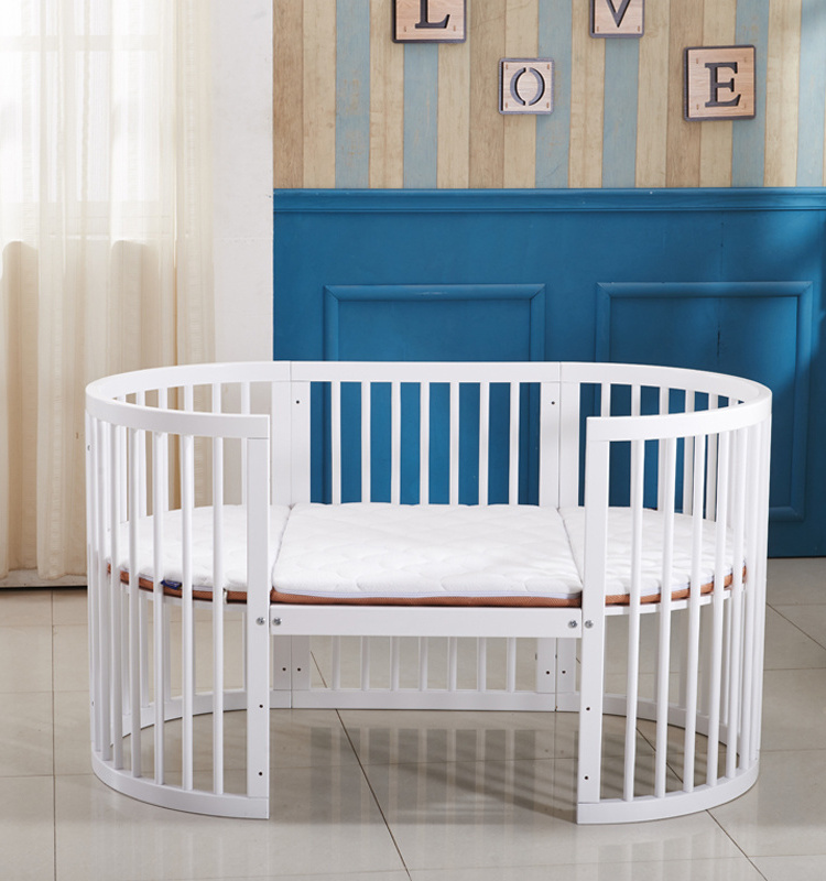 e0 friendly multifunction natural pine baby cribs cot bed for sale