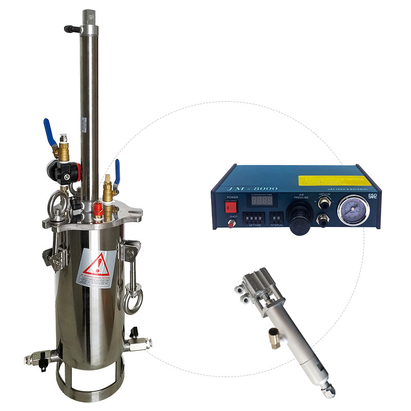 Factory Supply 2.5L cylinder piston Stainless steel  high-viscosity glue pressure barrel mixing tank