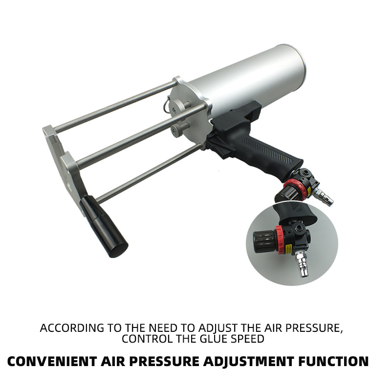 China Wholesale Two Component AB Glue Mixing 1:1 2:1 4:1 Large Capacity Handheld Pneumatic Water Glue Dispensing Gun