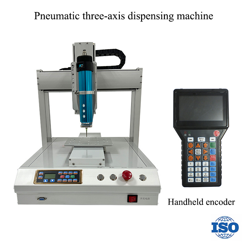 China Made High Viscosity Pneumatic Automatic Glue Dispenser Silicone Three-axis Glue Dispensing Robot Glue Dispenser Machine