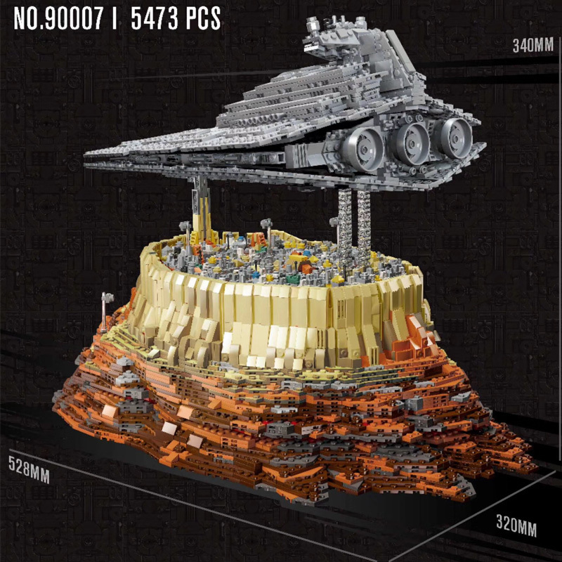 5473PCS Jedha city imperial star destroyer assemble abs plastic space wars building blocks toy