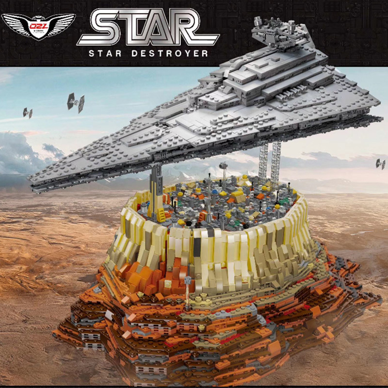 5473PCS Jedha city imperial star destroyer assemble abs plastic space wars building blocks toy