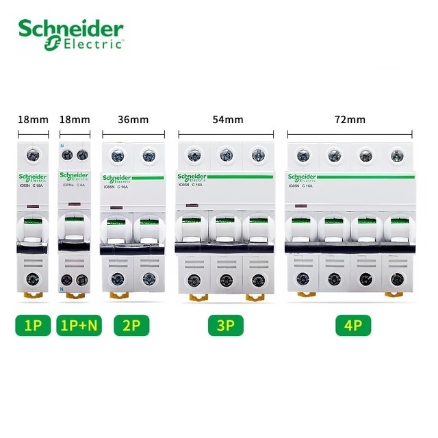 Main switch Double pole 100 A Single phase Three phase IC65  MCB Circuit Breaker G1 G2 G3 G4 disjoncteur 16A 32A 63A 100A