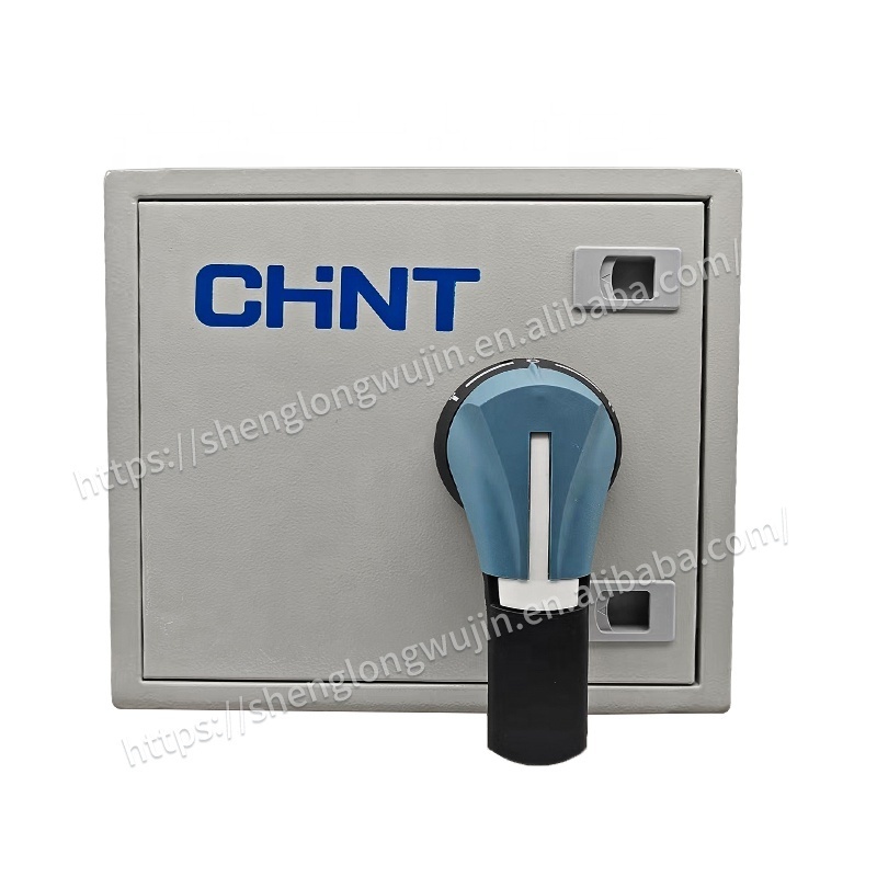 Top Quality Change over Dual Power Transfer Switch 4P 63A Chint Change Over Switch for Generator With Box Isolator Switch