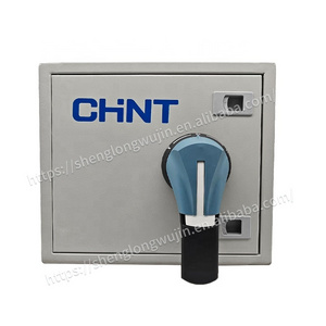 Top Quality Change over Dual Power Transfer Switch 4P 63A Chint Change Over Switch for Generator With Box Isolator Switch