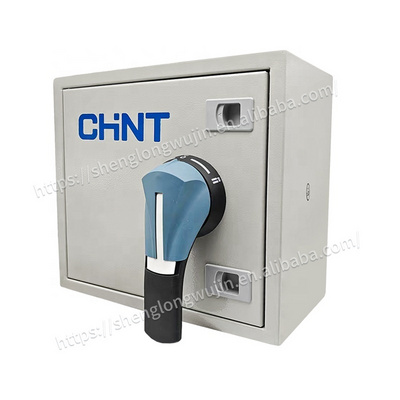 High Quality Change over Switch 4P 100A CHINT Dual Power Transfer Switch Handle Transfer ATS Generator Transfer Switch With Box