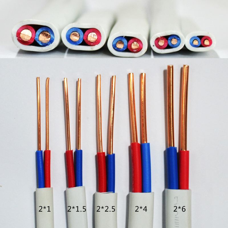 High Quality Cable 2*1.5 2*2.5 3*1.5 3*2.5 VGV Cable Hard 100% Copper Electrical cable Flame retardant materials  VGV wires