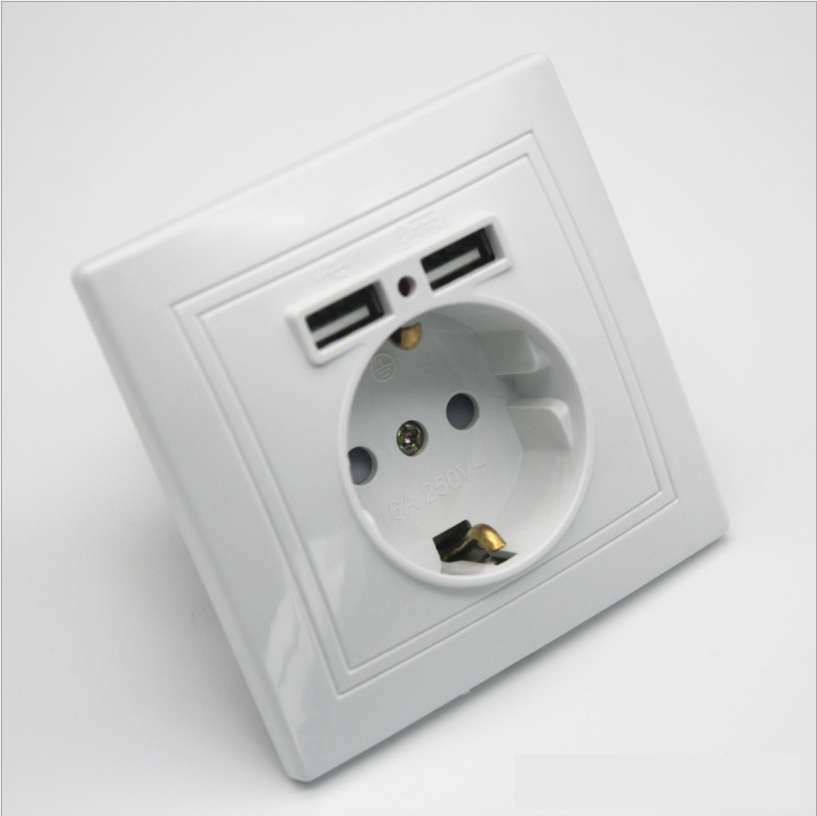 European French standard socket switch 16A 2P+T prise 2P+E Outlet Prise etanche Waterproof socket