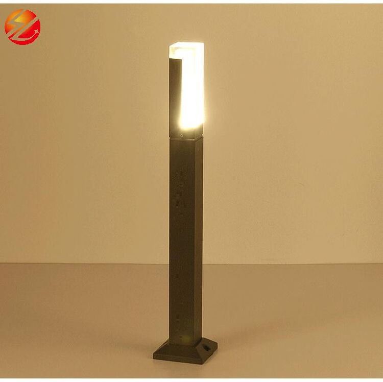 New Style LED Garden Waterproof  Lawn Lamp Modern Aluminum Pillar Light Outdoor Courtyard Villa Landscape Lawn Bollards Light