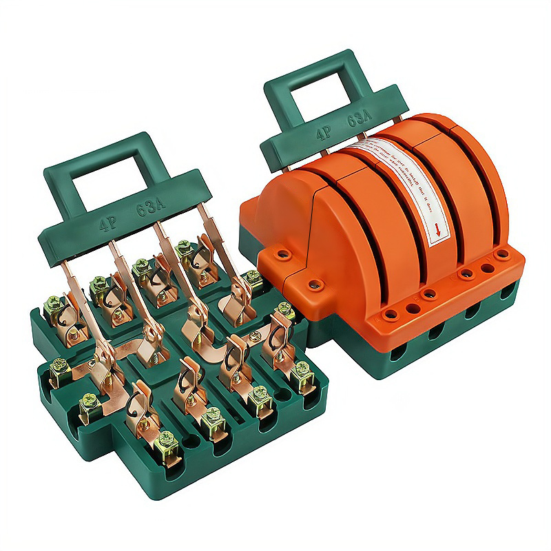 Three Phase Single Phase  Change Over Switch 100A 200A Generator Change-over Switch Two way knife switch 63A