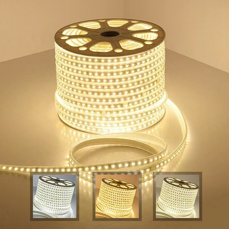 110 v / 220 V Led Neon Copper Line Light Strip Led Flexible Waterproof High Lumen Strip Light RGB RGBW COB Flexible Strip Light