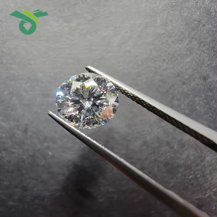 2ct round cvd lab grown diamond artificial loos diamonds rough uncut diamond with price