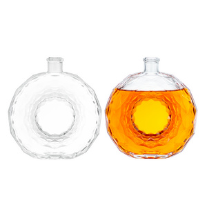 Good Price Round Brandy Bottle Empty Brandy Glass Bottles 500ml 700ml 750ml 1000ml For Vodka Whiskey Whisky Liquor Spirits Fill