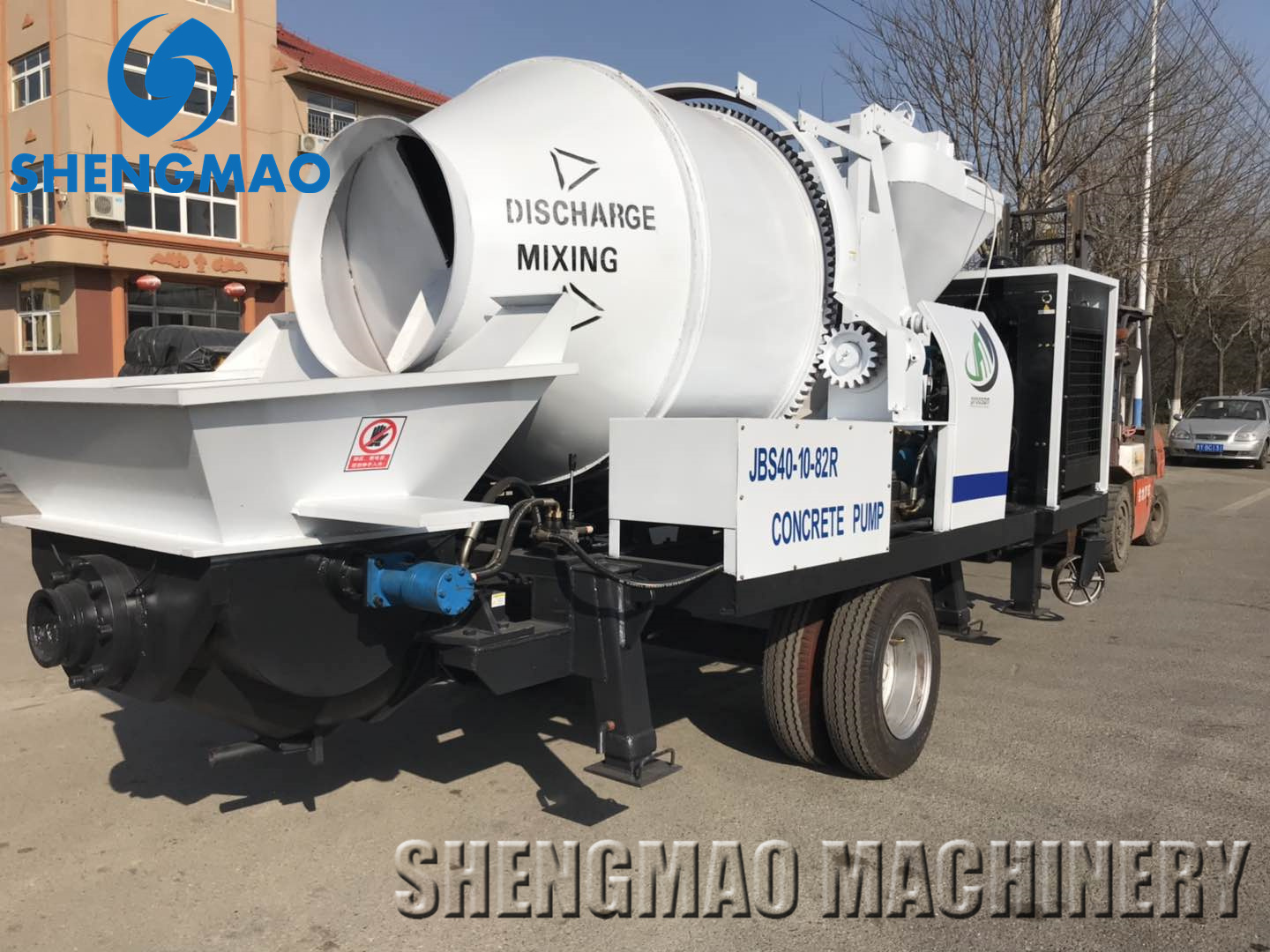 Concrete Mixer for Sale And 40m3 Diesel Engine Portable Concrete Mixer Pump for Sale in China