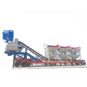 popular high quality china made YHZM60 concrete batching plant mobile concrete mixing plant with china factory price