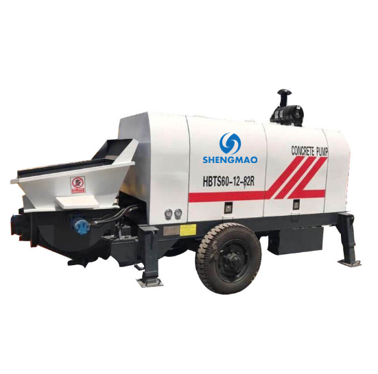 Efficient Small Concrete Pump Machine Diesel Trailer Concrete Pumps 60M3