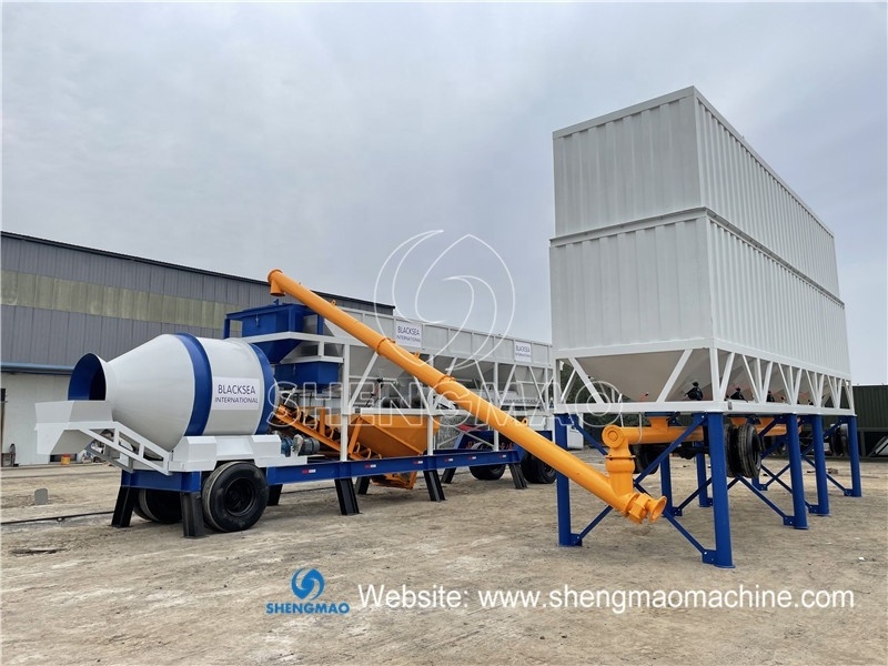 popular high quality china made YHZM60 concrete batching plant mobile concrete mixing plant with china factory price