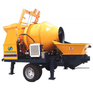 Concrete Mixer for Sale And 40m3 Diesel Engine Portable Concrete Mixer Pump for Sale in China