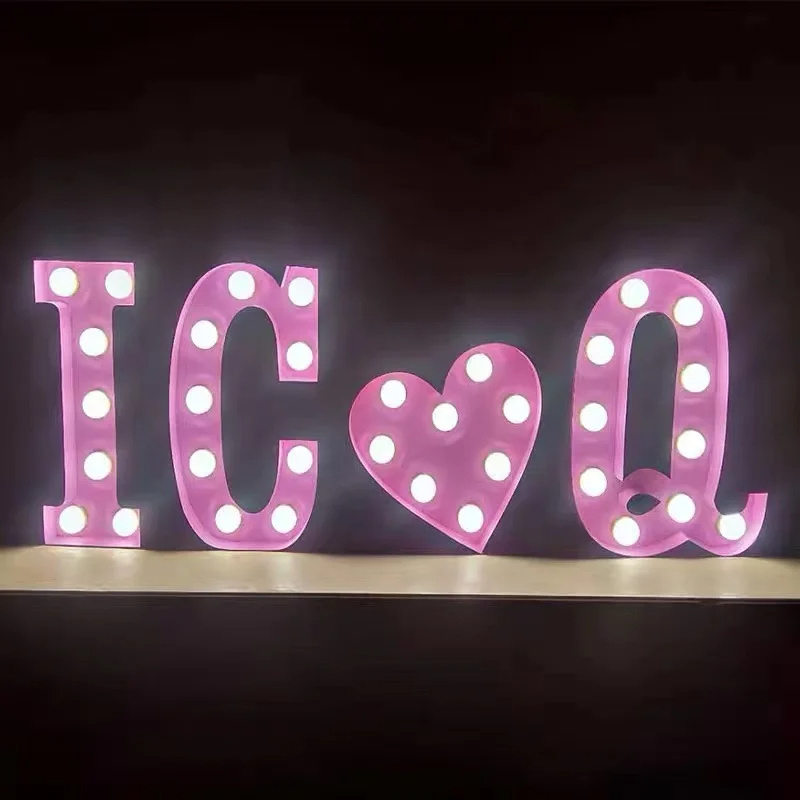 Custom LED Letter Sign Metal Channel Led Marquee Letters With Ce Certificate,Marquee Light Numbers Sign Metal Letter For House