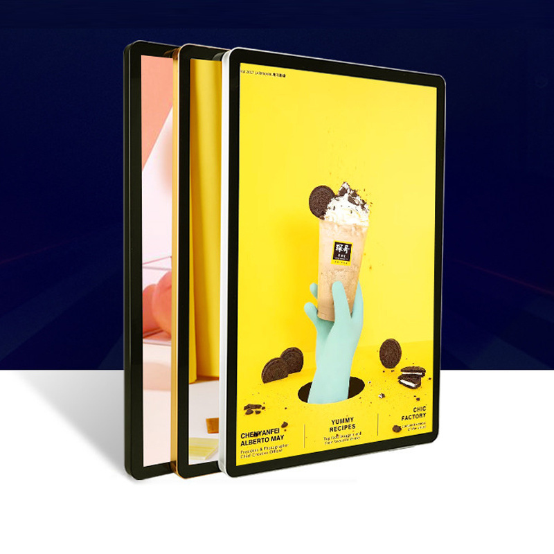 Advertising custom panel led frame acrylic poster display menu board,Led Advertising Light Boxes