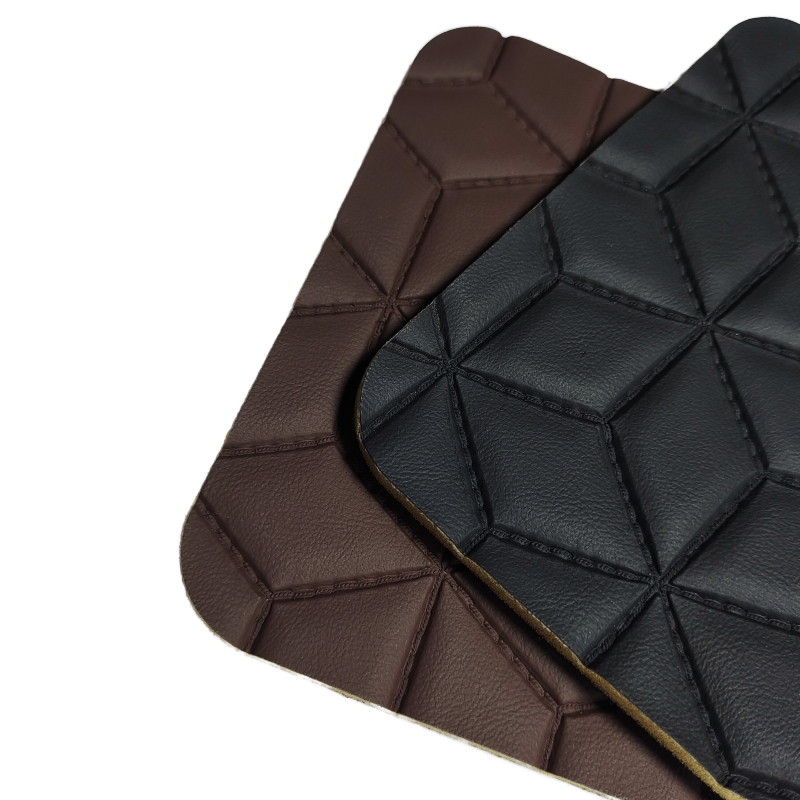 Wholesale Diamond Embossed PVC Synthetic Leather Stylish Car Floor Mats Sofa Covers Stretchable Decorative Bags Umbrellas