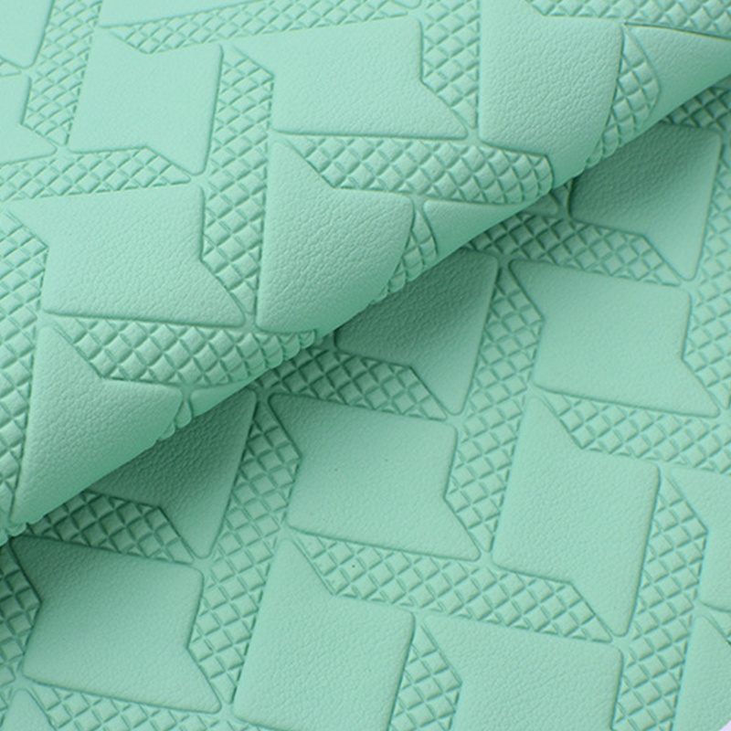 PVC weave texture synthetic leather product fabric for car foot mat car seat cushion back cushion