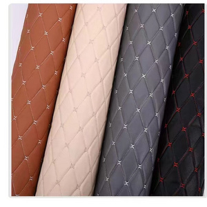 Leather for car seat car floor mat customize various shapes design texture prints synthetic leather product fabric wholesale