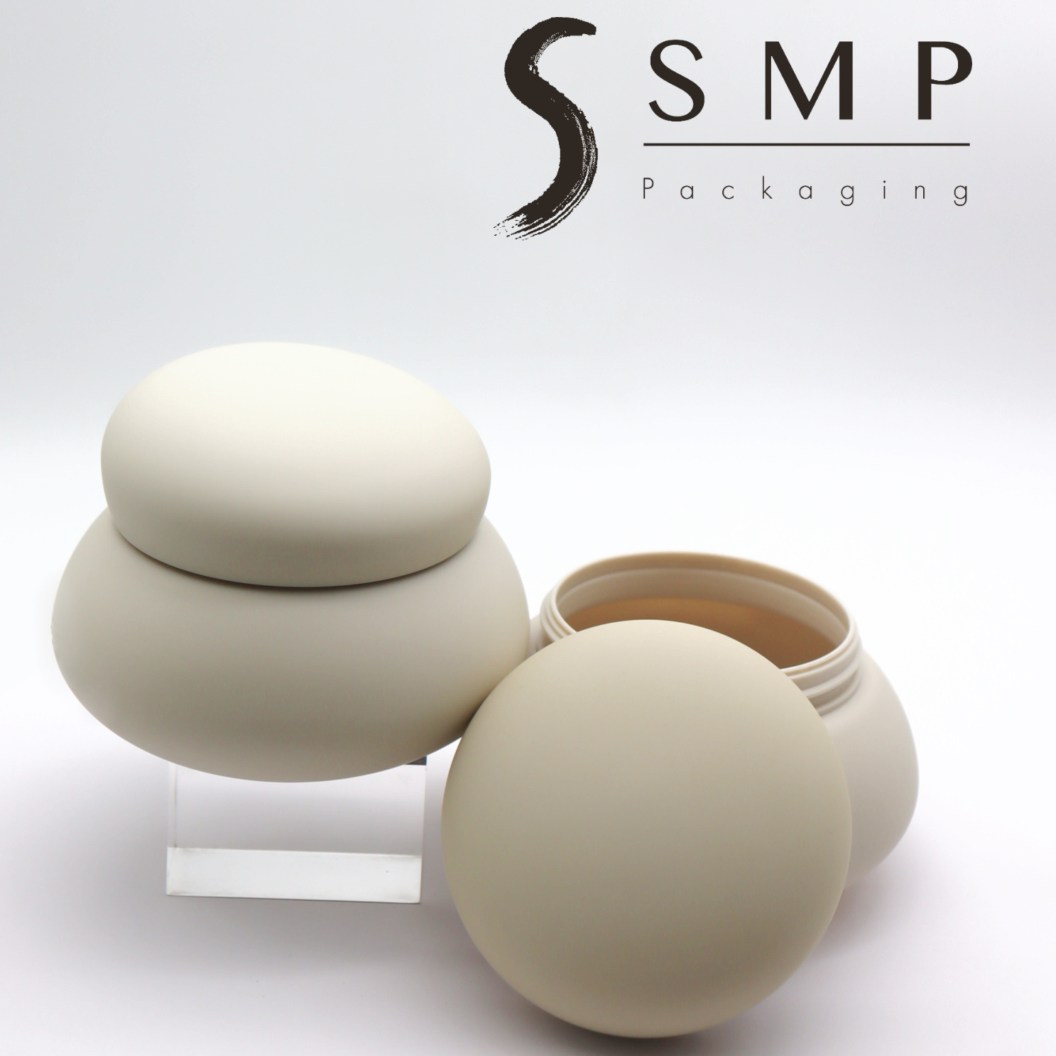 SMP Cosmetic Jar Face Cream/body Butter Jar Matte PP Frosted PP Wholesale Luxury 100g Cosmetic Container Cosmetic Jars with Lids