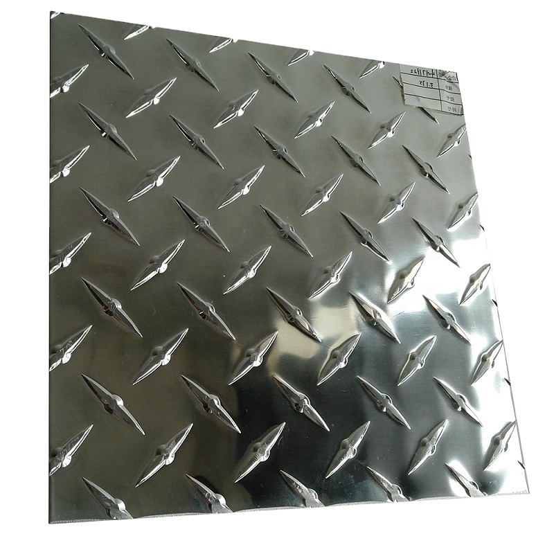 Diamond Plate Checkered Plate Sheet Customized Flat Plate 3003 5052 6061 Aluminum Price Embossed Perforated Aluminum 3 Ton