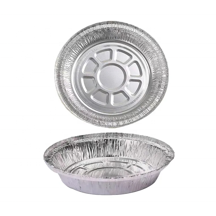 Colored aluminum food tray cake cup dessert shop foil container hotel restaurants disposable pie foil container