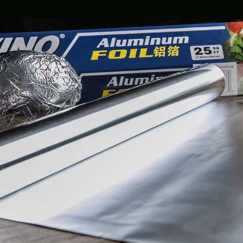 8011 Food Grade Tin Foil High Temperature Resistant Tin Foil Thick Aluminum Foil For Grilling Kitchen Baking Grilled Fish