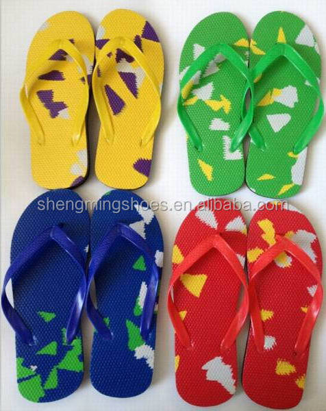 hot-selling to Africa -PE FLOWER FLIPFLOP Slippers