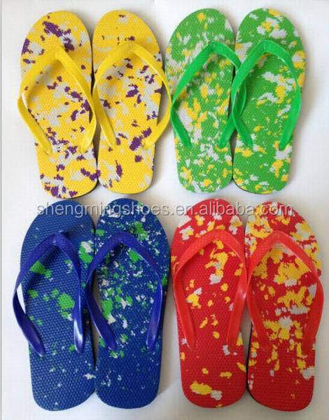 hot-selling to Africa -PE FLOWER FLIP FLOP Slippers