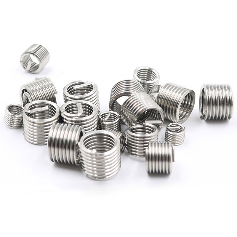 Titanium Helical Inserts TC4 Wire Threaded Inserts M5-m12 Heli Coil