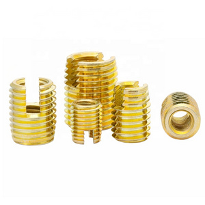 302 Slotted Thin-walled Self Tapping Screw Sleeve M5-M6-M8-M10-M12-M14 Self-tapping Inserts