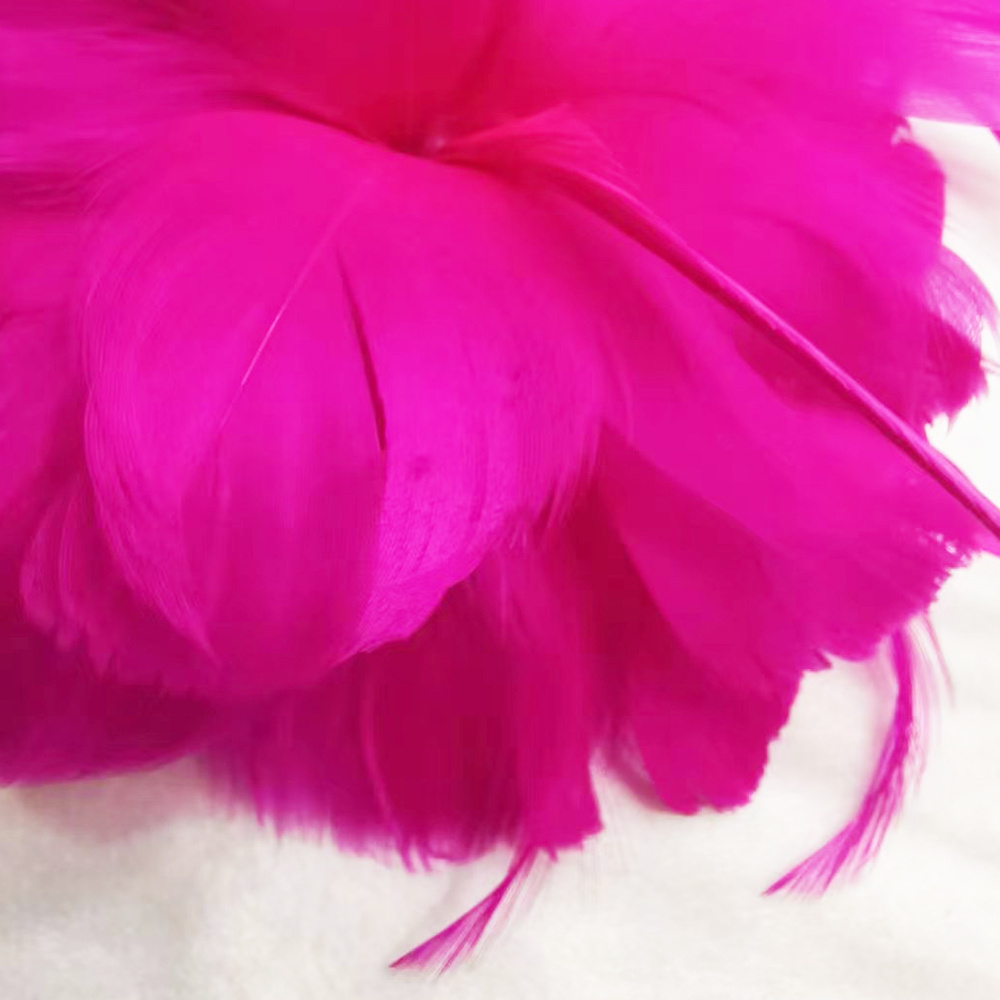 Hot Factory Sales natural feather flower hair clip headdress feather flower for decoration