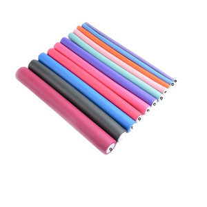 Curling Iron Pearl Sponge Stick Multi-size Rubber Cold Press Hair Roll Rubber Foam Roller Flex Perm Rods