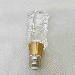 SHENGPAI 3500K polyhedral decore acrylic light bulb for indoor ceiling replaceable downlight led art crystal light bulb