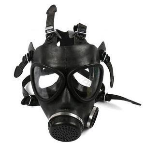 Anti-pollution rescue Special Forces tactical Safety reusable full face chemical toxic gas respirator mask with filter canister