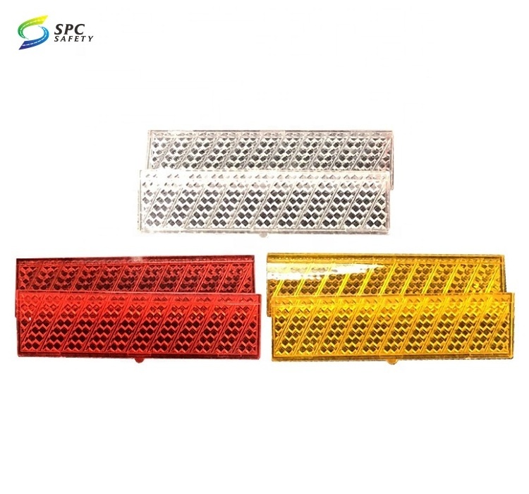 Wholesale Customized all size colors High brightness trailer truck Road stud cat eye traffic safety road plastic reflector