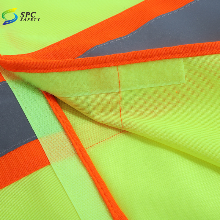 Guaranteed quality high visibility group activity night protection vest yellow color reflective safety vest for adult