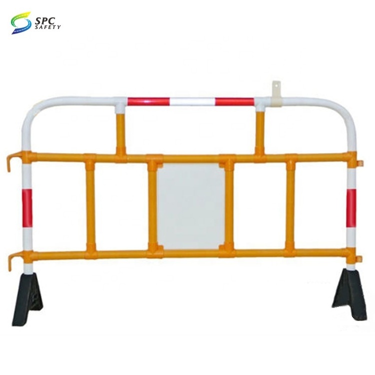 Portable driveway road street roadside vehicle pedestrians safety divider Plastic traffic fence crowd control fence barrier