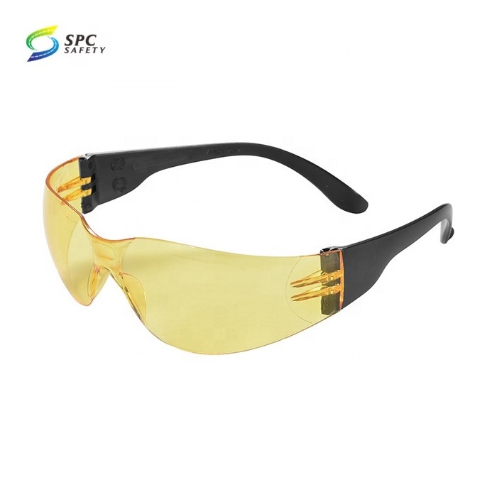 Hot sale Fashion lightweight dust proof industrial safety eyeglasses eyewear eye protective safety glasses with rubber temples