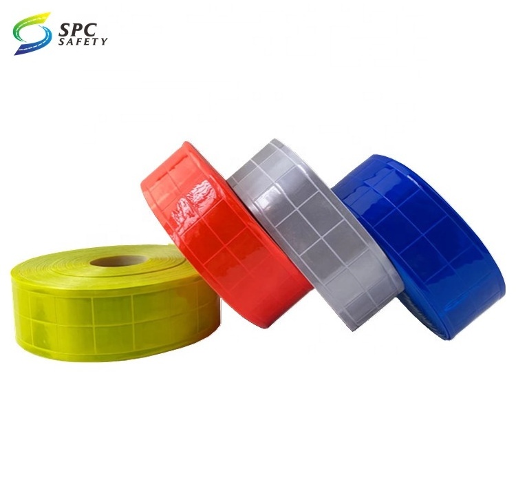 High Visibility silver reflective warning Safety clothing Trim strip Sew on polyester Fluorescent fabric Reflective Webbing tape