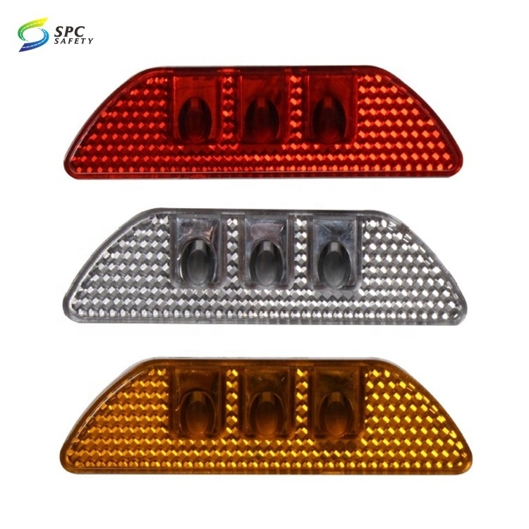 Wholesale Customized all size colors High brightness trailer truck Road stud cat eye traffic safety road plastic reflector