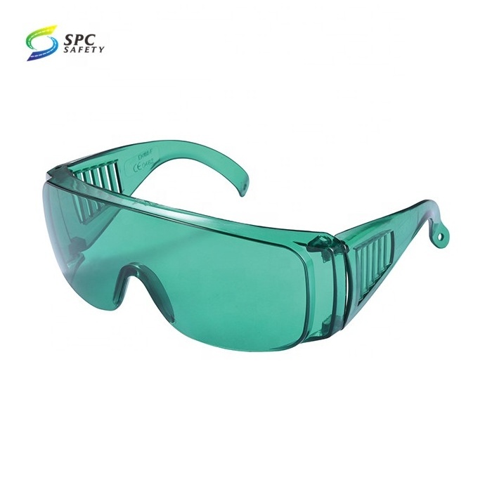 Hot sale Unisex Louver design transparent lens anti fog splash chemical science lab work eyewear safety protective glasses