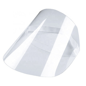 Industrial daily Anti Saliva Sprays Droplets flying debris Plastic Anti-Fog Splash Guard Face shield visor with elastic headband