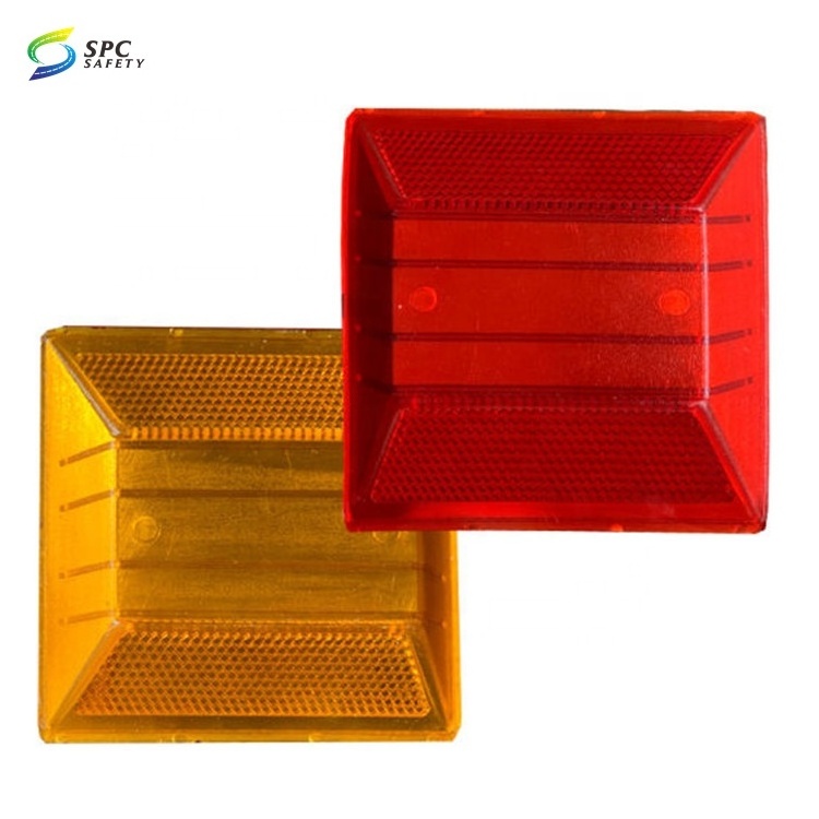 Cheap highway driveway street road reflector traffic safety reflective Raised Pavement marker Plastic cat eye road studs