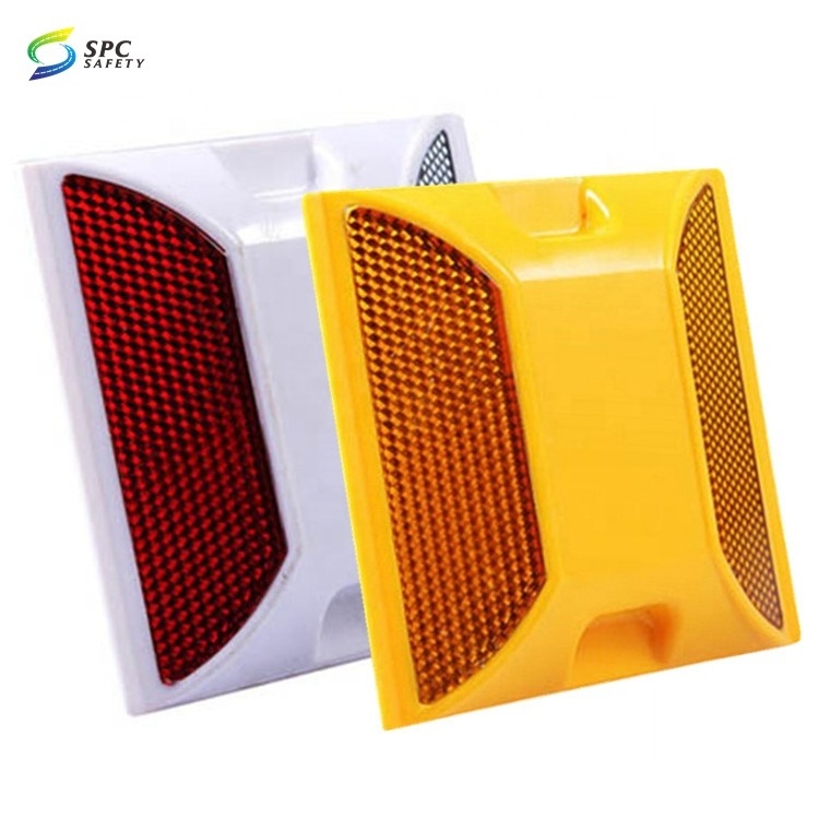 Cheap highway driveway street road reflector traffic safety reflective Raised Pavement marker Plastic cat eye road studs