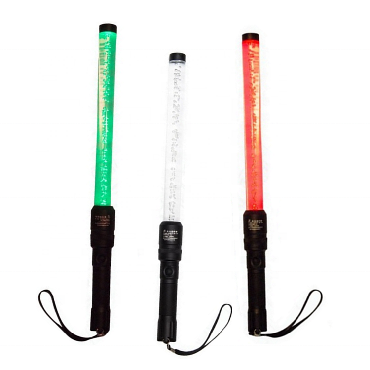 High brightness Waterproof rechargeable explosionproof multi-function flashing warning signal wand traffic baton light stick